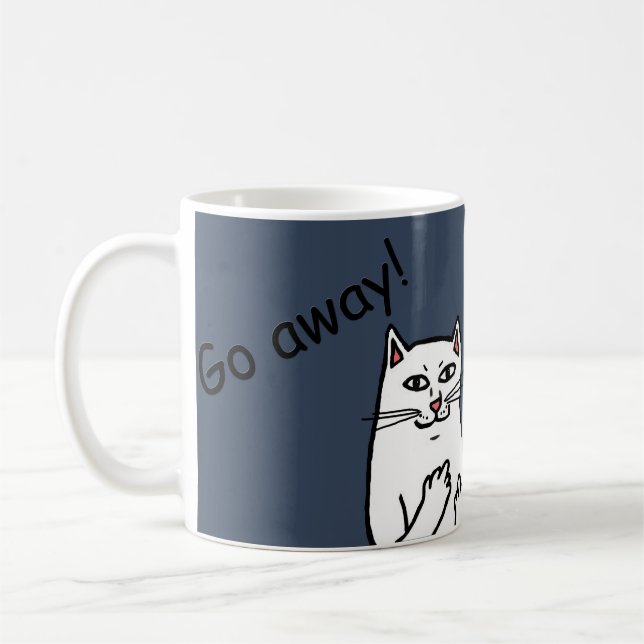 Caneca De Café Naughty Cat (Esquerda)