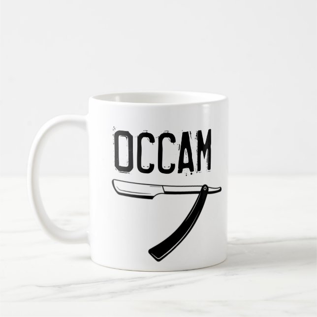 Caneca De Café Navalha de Occam (Esquerda)