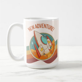 Caneca De Café nave espacial nova aventura