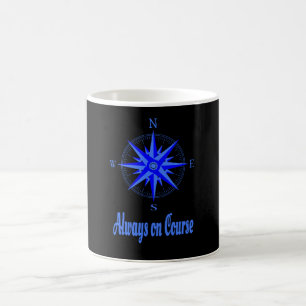 Caneca De Café Navegação - Camisa De Passe Sempre Em Curso
