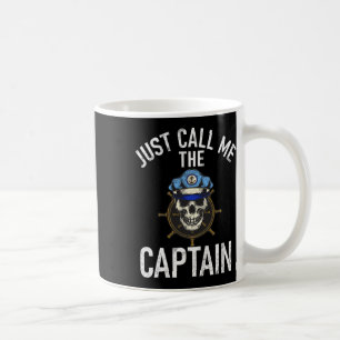 Caneca De Café Navegação, Me Chame Apenas de Capitão
