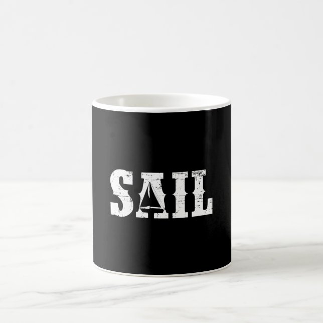 Caneca De Café Navegador Capitão Sail Boat Sea Idea (Centro)