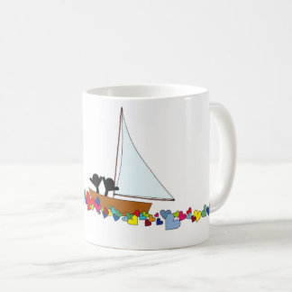 Caneca De Café Navegar pelo Amor