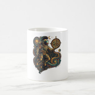 Caneca De Café Navegue pelas Estrelas – Cósmico Inspirador