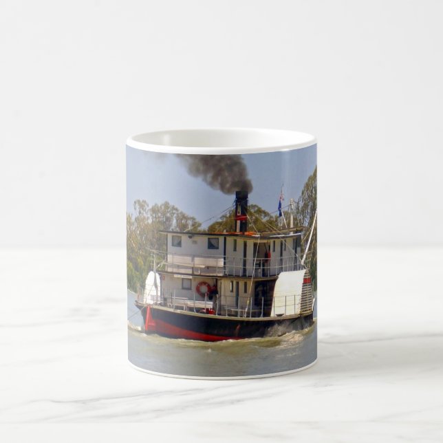 Caneca De Café Navio a vapor de remo Murray, Coffee Mug (Centro)