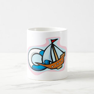 Caneca De Café Navio de Brinquedo
