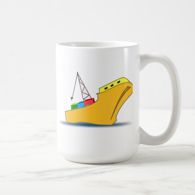Caneca De Café Navio de carga (Direita)
