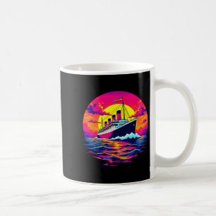 Caneca De Café Navio de Carga Vintage Titanic Barco Viagem Taxa H