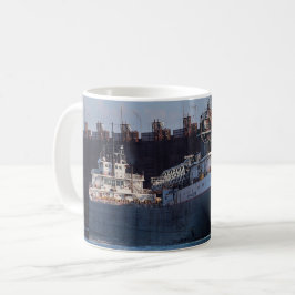 Caneca De Café Navio no lago Superior Michipicoten em dois portos