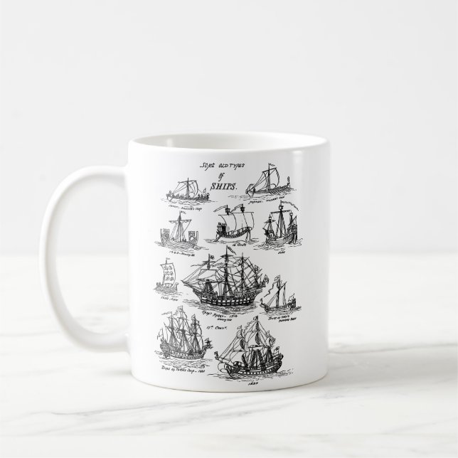 CANECA DE CAFÉ NAVIOS DE VELHICE (Esquerda)