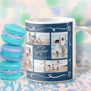 Caneca De Café Navy Amor Você Vovó 4 Foto Desenhos à Mão