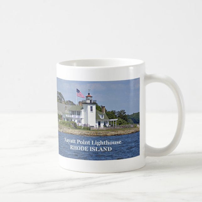 Caneca De Café Nayatt Point Lighthouse, Rhode Island Mug (Direita)