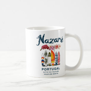 Caneca De Café Nazaré Portugal Surf Vintage _4