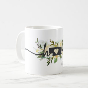 Caneca De Café Nebraska Estado Personalizado Sua Cidade Natal Rús