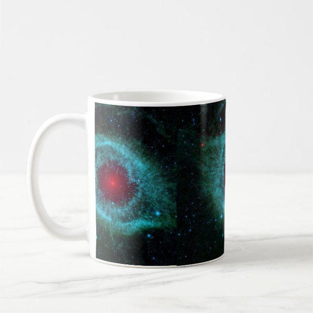 Caneca De Café Nebulosa da hélice, estrelas bonitas na galáxia (Esquerda)