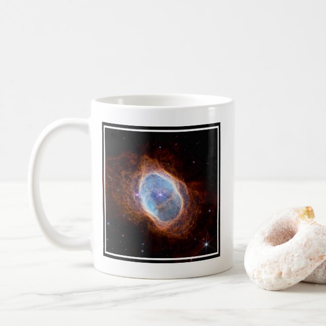 Caneca De Café Nebulosa do Anel Meridional (Com Donut)