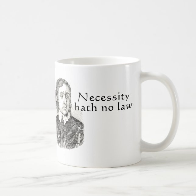 Caneca De Café Necessidade Hath nenhuma lei (Direita)