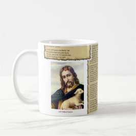 Caneca De Café Necrologia do Jesus Cristo o bom pastor