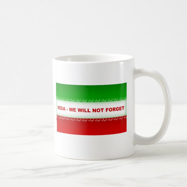Caneca De Café Neda - Nós não esqueceremos (Direita)
