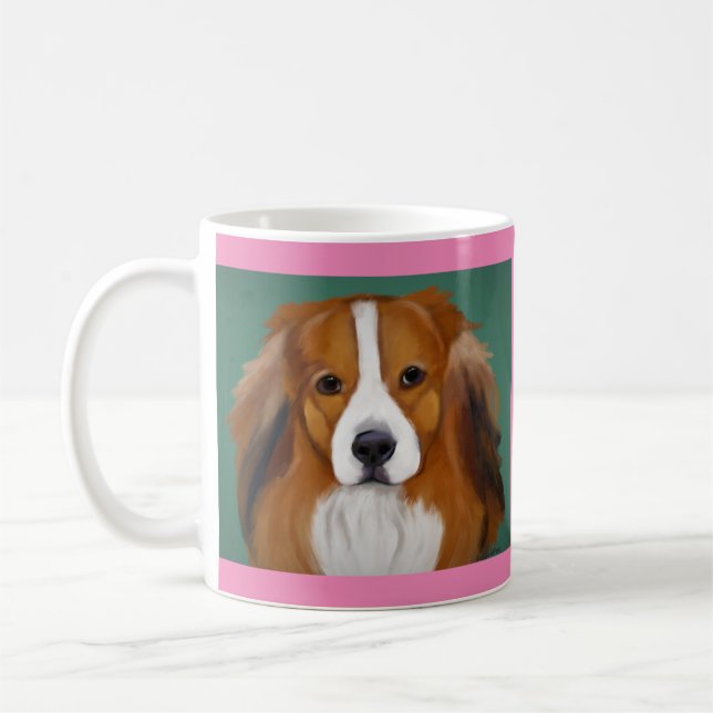 Caneca De Café Nederlandse Kooikerhondjes (Esquerda)