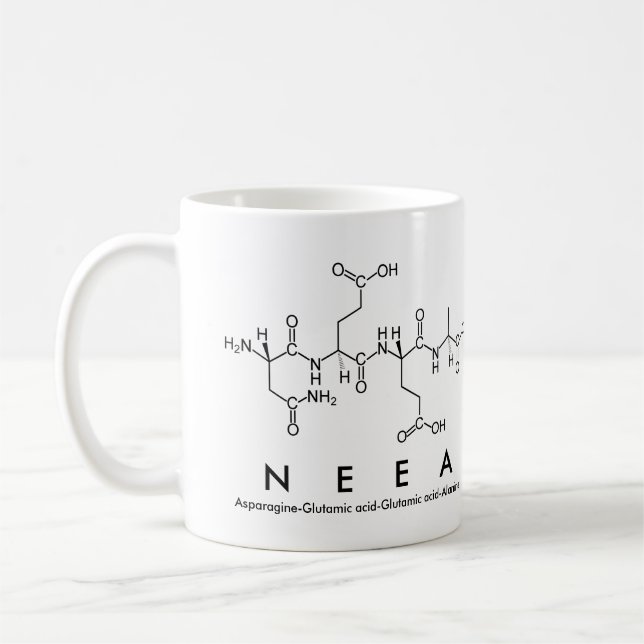 Caneca De Café Neea peptide name (Esquerda)