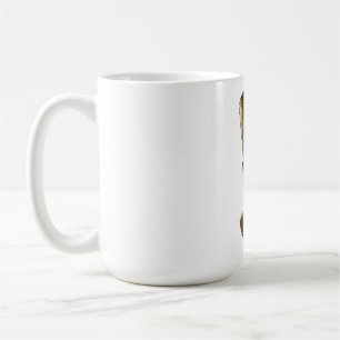 Caneca De Café Nefertiti Rainha Dourada