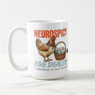 Caneca De Café Negociante de Ovos Neurotemperamental Texturas Rar