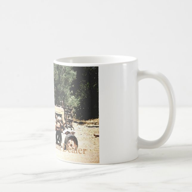 Caneca De Café Negociante de sucata    branco de Ron Jones da (Direita)