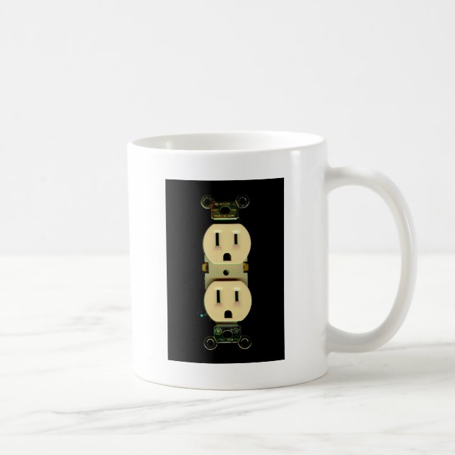 Caneca De Café Negócio elétrico dos eletricistas da tomada do (Direita)