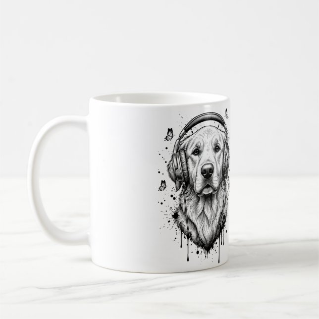Caneca De Café Negócios de Cachorro (Esquerda)