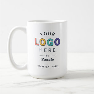 Caneca De Café Negócios de Logotipo Personalizado