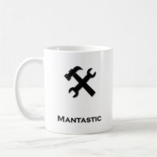 Caneca De Café Negra-mancha-martelo