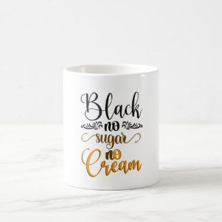 Caneca De Café Negro sem açúcar sem creme