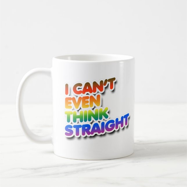 Caneca De Café Nem consigo pensar direito (Esquerda)