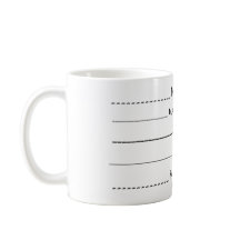 "Nem fale comigo" Coffee Mug