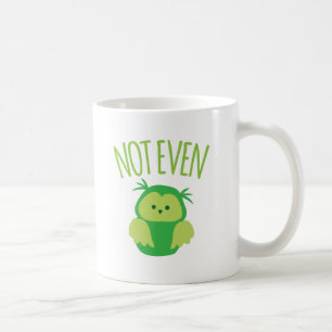 Caneca De Café NEM SEQUER coruja (dizer do quivi de Nova Zelândi