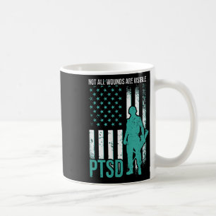 Caneca De Café Nem Todas as Feridas São Visíveis - Conscientizaçã