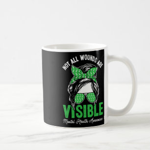 Caneca De Café Nem Todas As Feridas São Visíveis, Mensagem De Saú