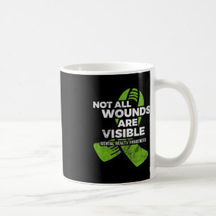 Caneca De Café Nem todas as feridas são visíveis para a saúde men