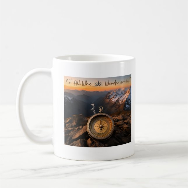 Caneca De Café Nem Todos Que Vagueiam São Perdidos (Esquerda)