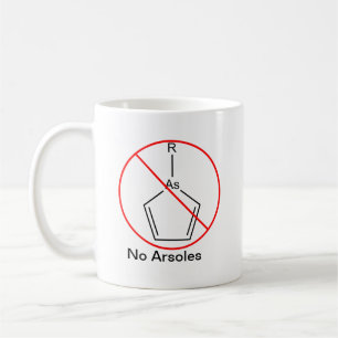 Caneca De Café Nenhum Arsoles!
