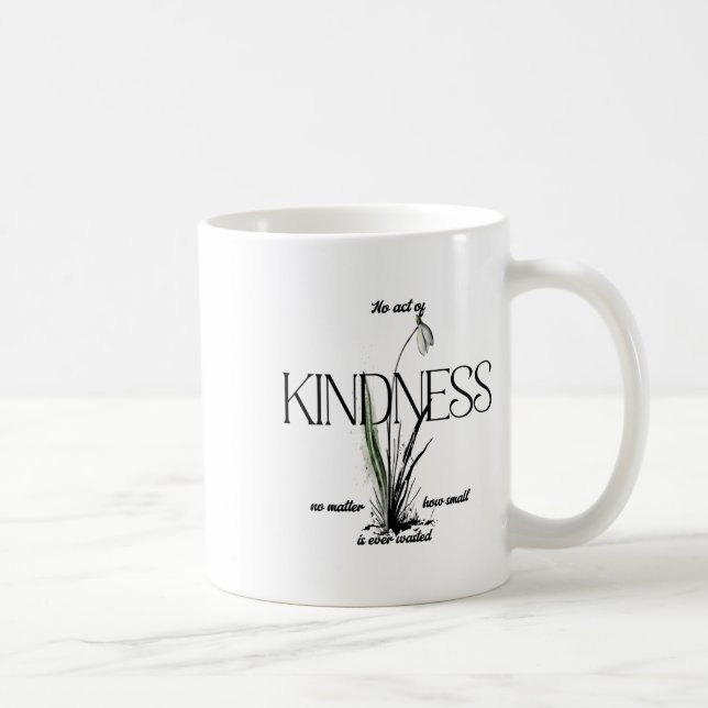 Caneca De Café Nenhum Ato De Bondade Nem Como Pequeno É Desperdiç (Direita)