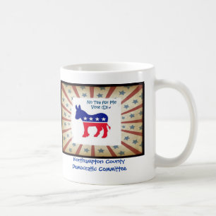 Caneca De Café Nenhum chá para mim - voto Democrata 2