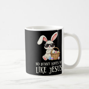 Caneca De Café Nenhum Coelhinho Me Ama Como Jesus Páscoa Cristã R