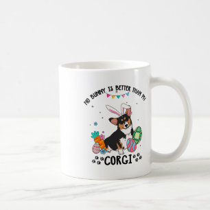 Caneca De Café Nenhum coelho é melhor que meu cachorro Corgi tric