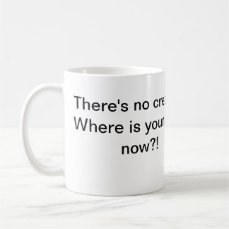 Caneca De Café Nenhum creme nenhum deus