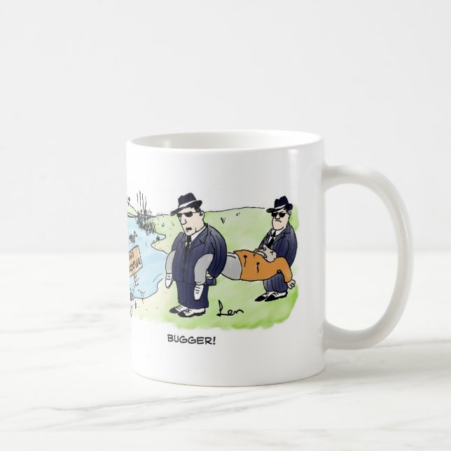 Caneca De Café Nenhum despejo (Direita)