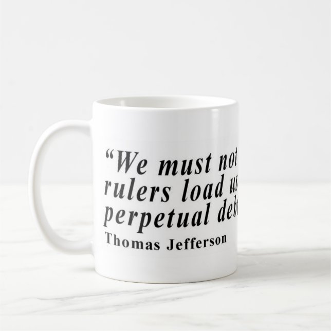Caneca De Café Nenhum Federal Reserve agride (Esquerda)