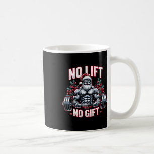 Caneca De Café Nenhum Levantamento Nenhum Presente Papai Noel Nat