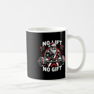 Caneca De Café Nenhum Levantamento Nenhum Presente Papai Noel Nat